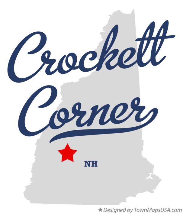 Map of Crockett Corner New Hampshire NH