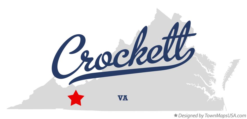 Map of Crockett Virginia VA