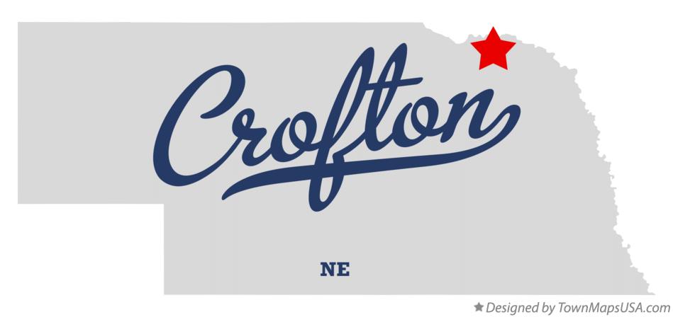 Map of Crofton Nebraska NE