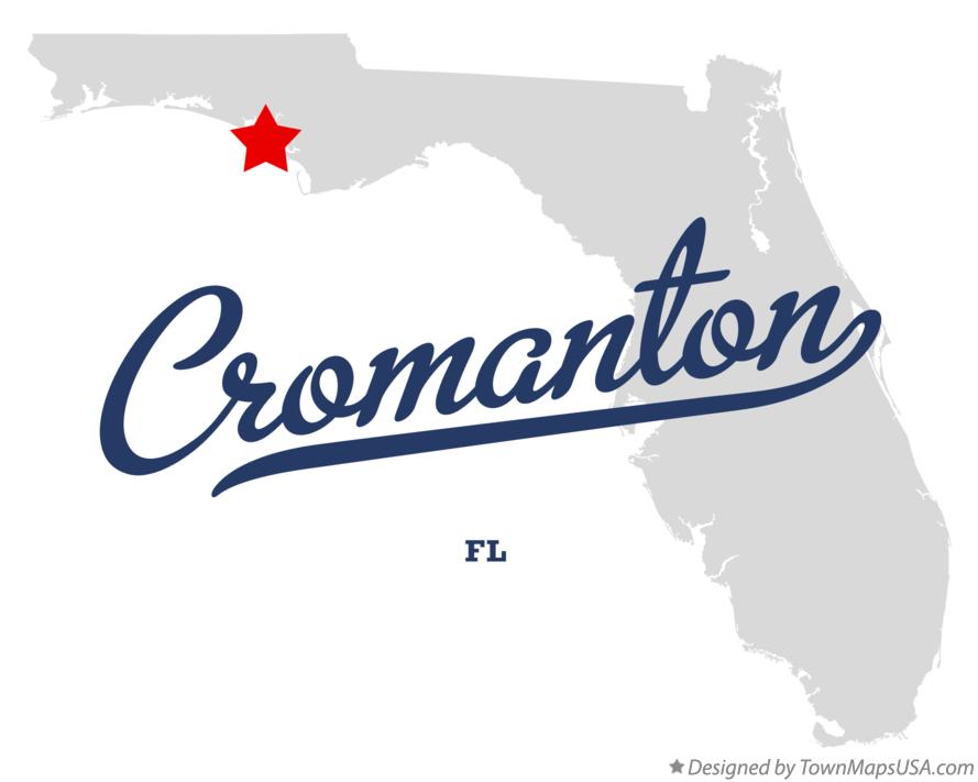 Map of Cromanton Florida FL