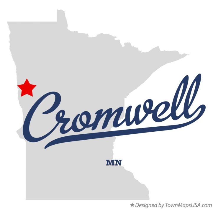 Map of Cromwell Minnesota MN