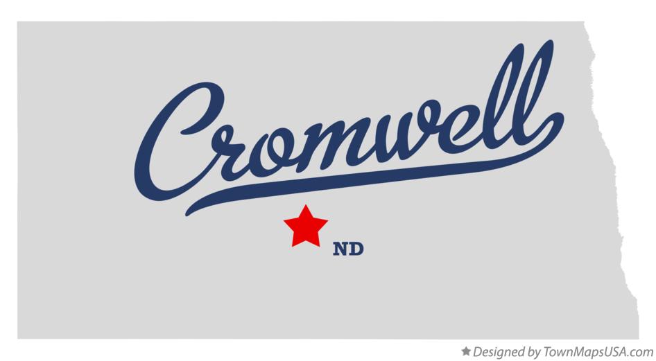 Map of Cromwell North Dakota ND