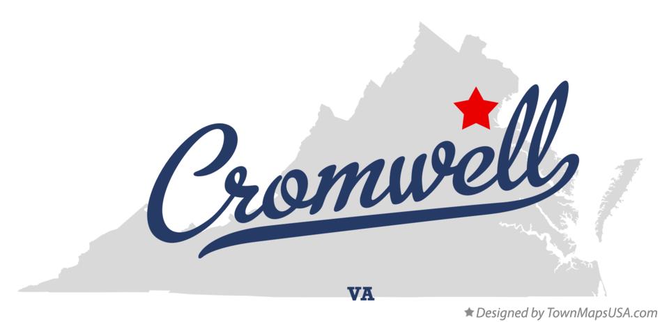 Map of Cromwell Virginia VA
