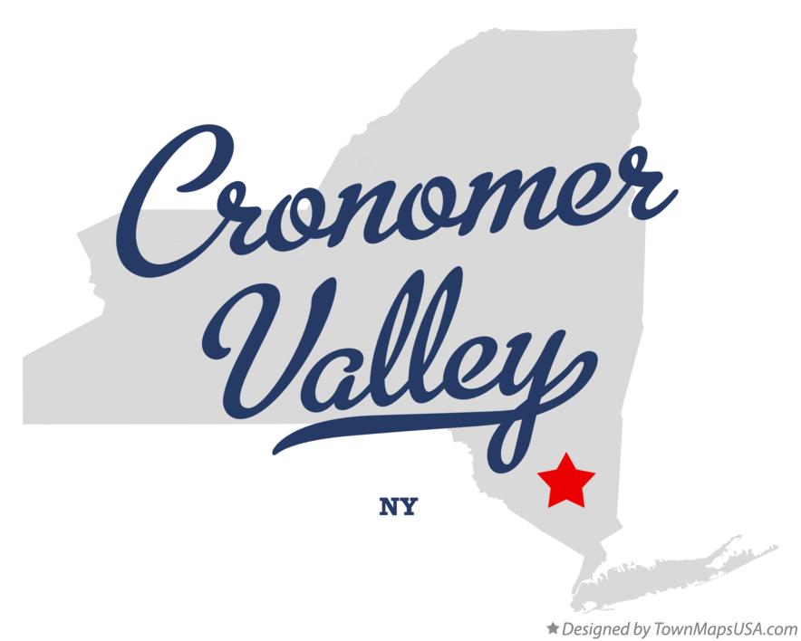 Map of Cronomer Valley New York NY