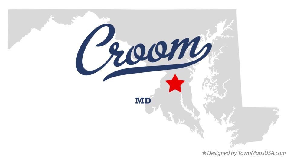 Map of Croom Maryland MD