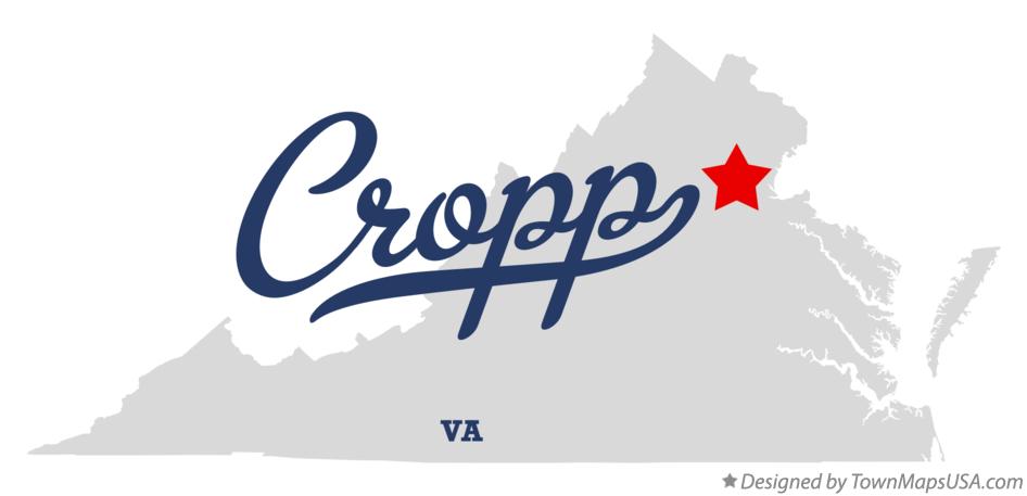 Map of Cropp Virginia VA