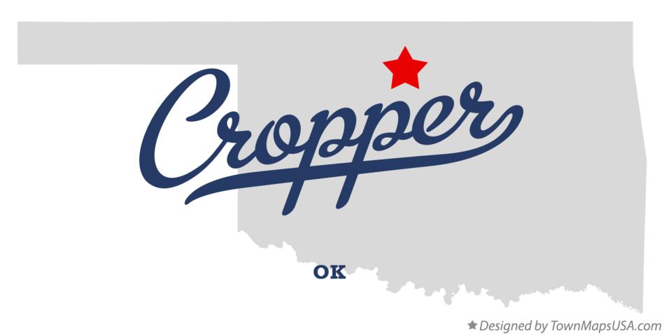 Map of Cropper Oklahoma OK