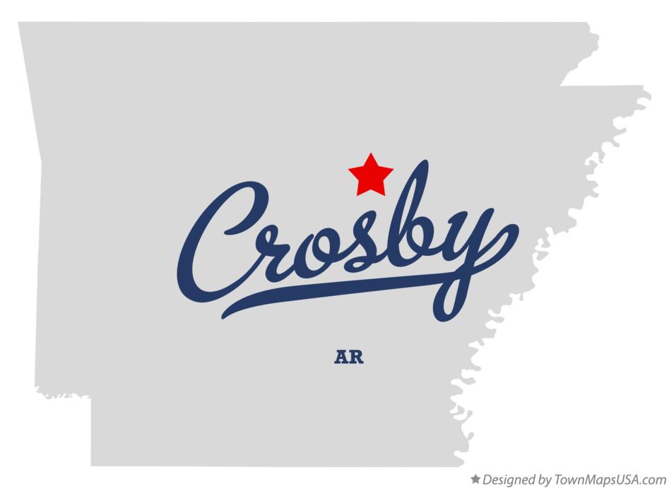 Map of Crosby Arkansas AR