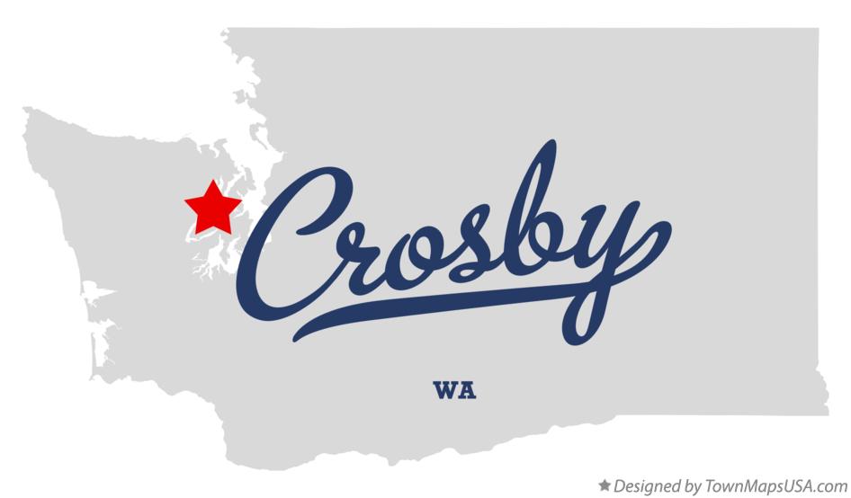 Map of Crosby Washington WA