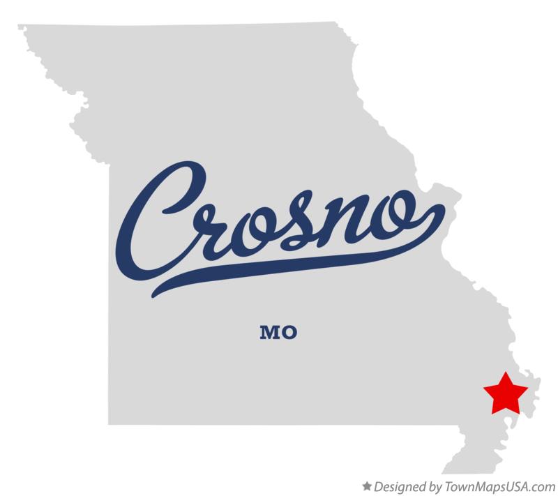 Map of Crosno Missouri MO