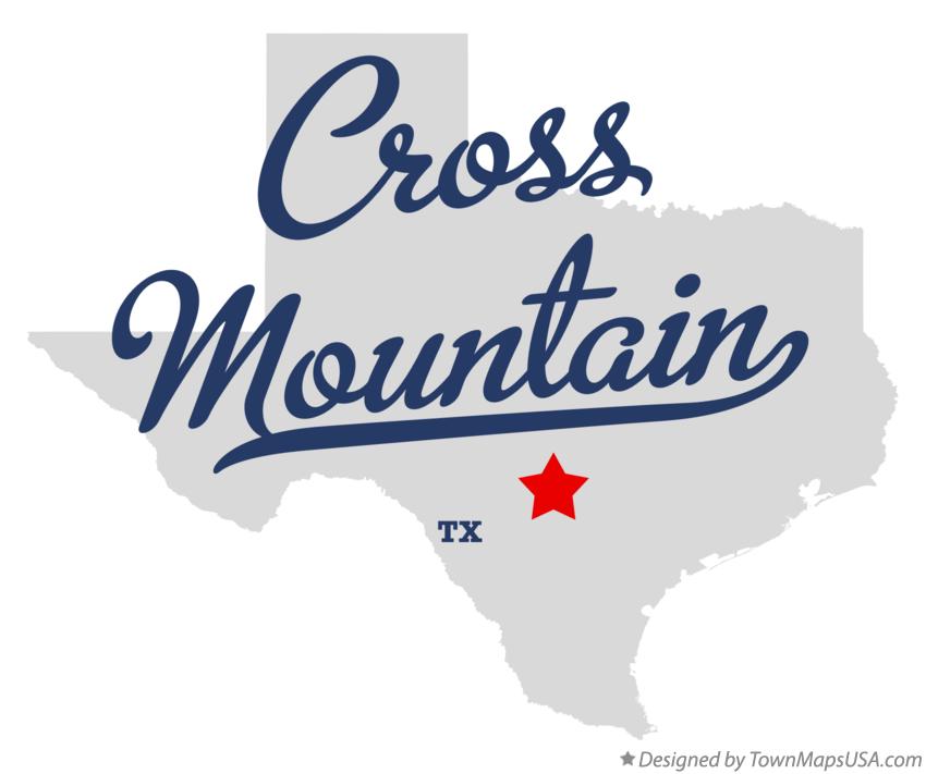 Map of Cross Mountain Texas TX