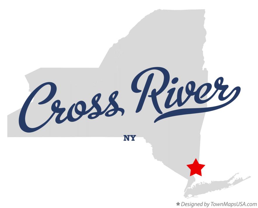 Map of Cross River New York NY