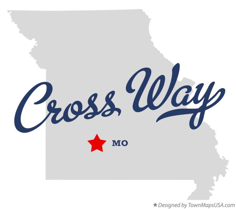 Map of Cross Way Missouri MO