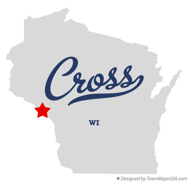 Map of Cross Wisconsin WI