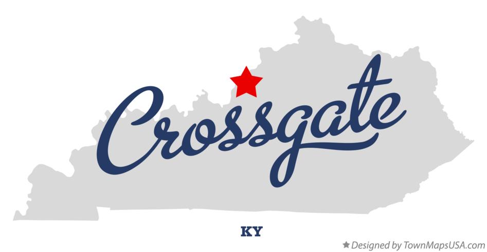 Map of Crossgate Kentucky KY