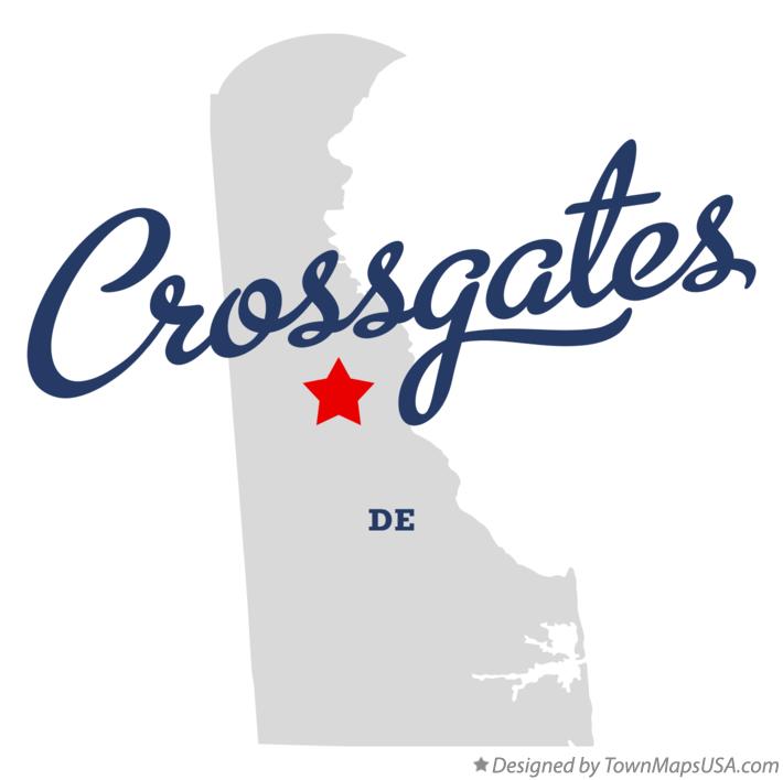 Map of Crossgates Delaware DE