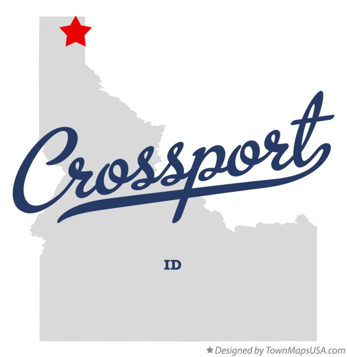 Map of Crossport Idaho ID