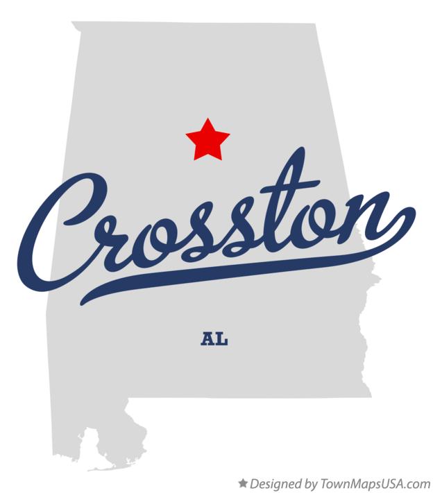 Map of Crosston Alabama AL