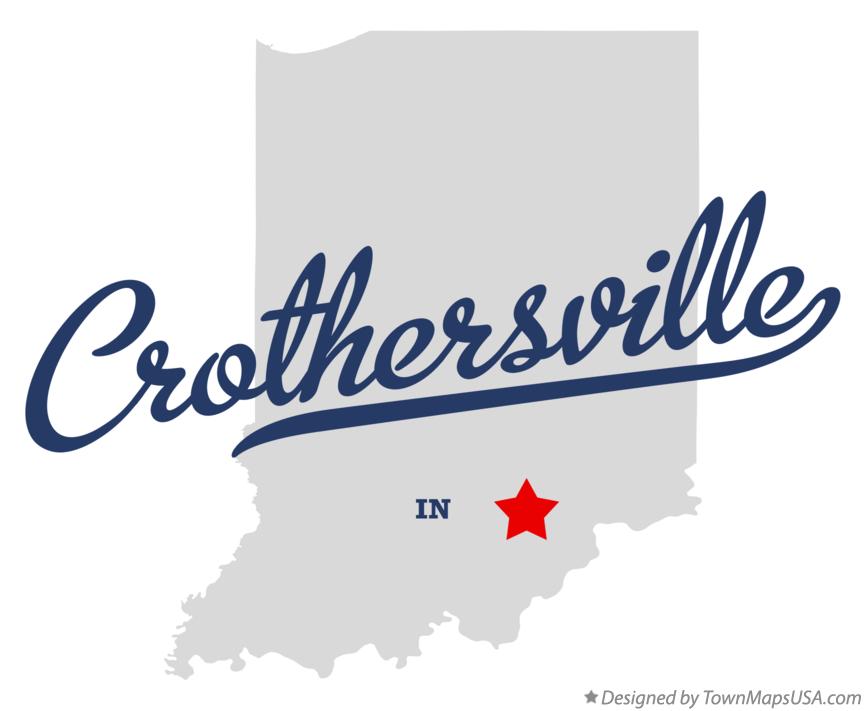 Map of Crothersville Indiana IN