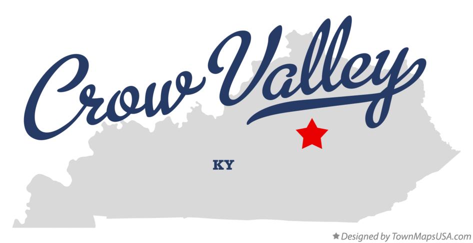 Map of Crow Valley Kentucky KY
