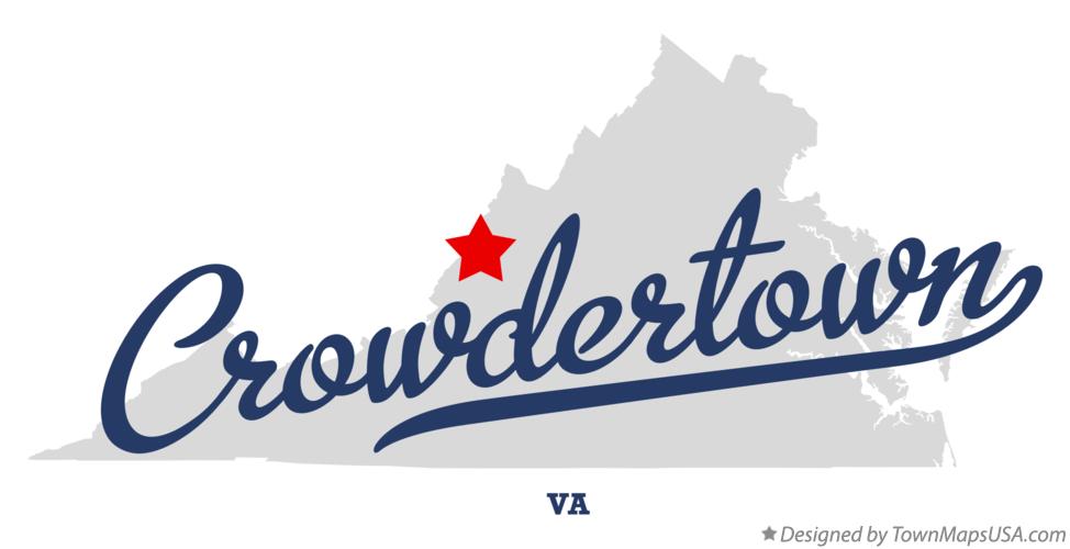 Map of Crowdertown Virginia VA