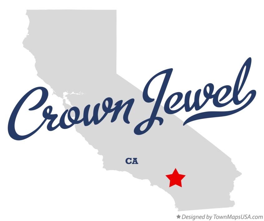 Map of Crown Jewel California CA