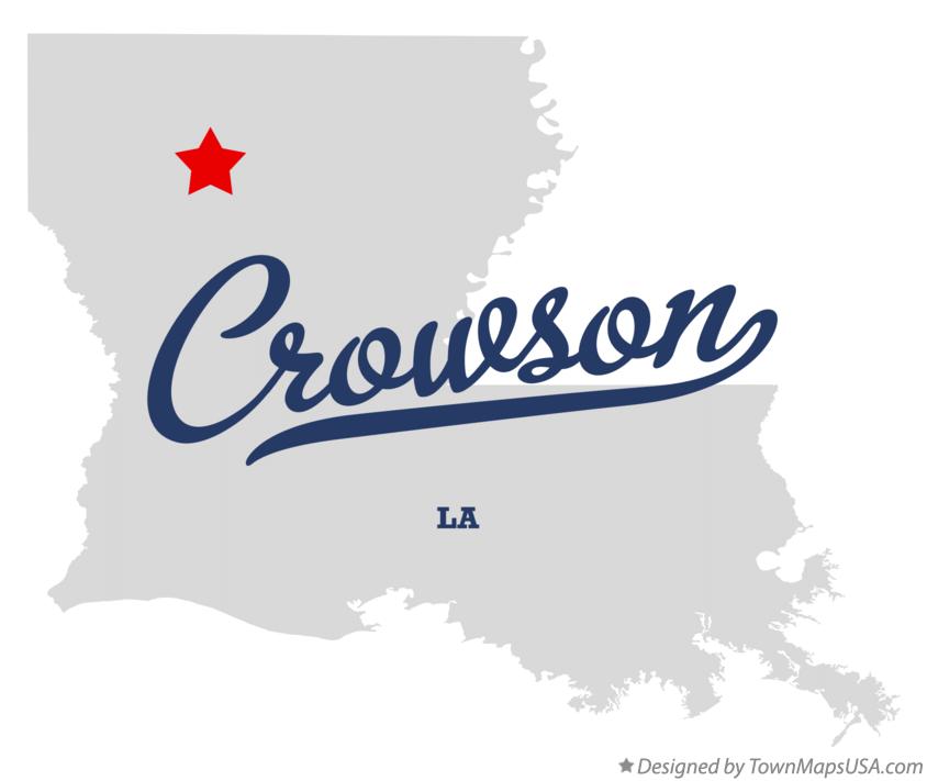Map of Crowson Louisiana LA