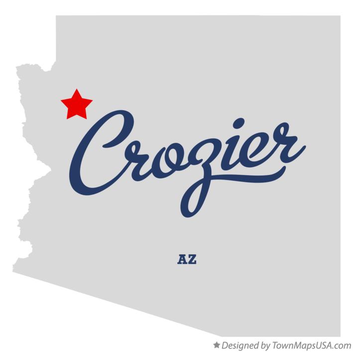 Map of Crozier Arizona AZ