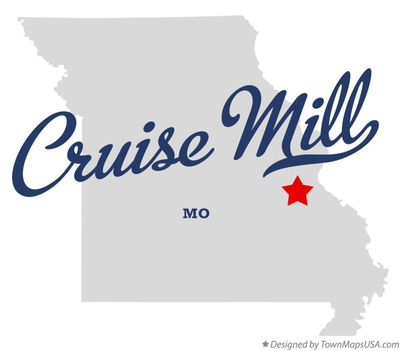 Map of Cruise Mill Missouri MO