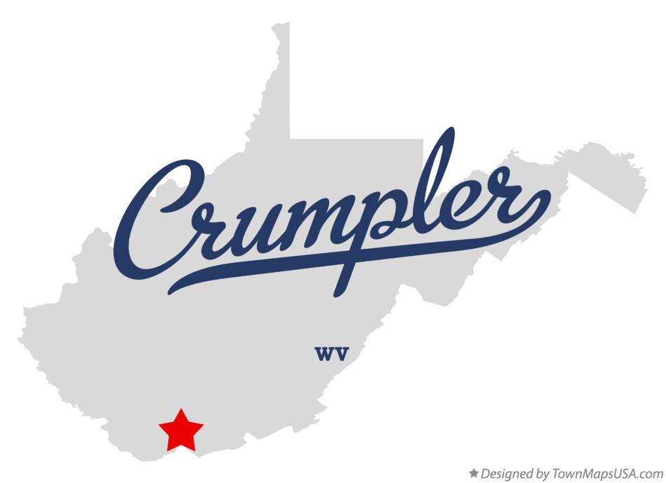 Map of Crumpler West Virginia WV