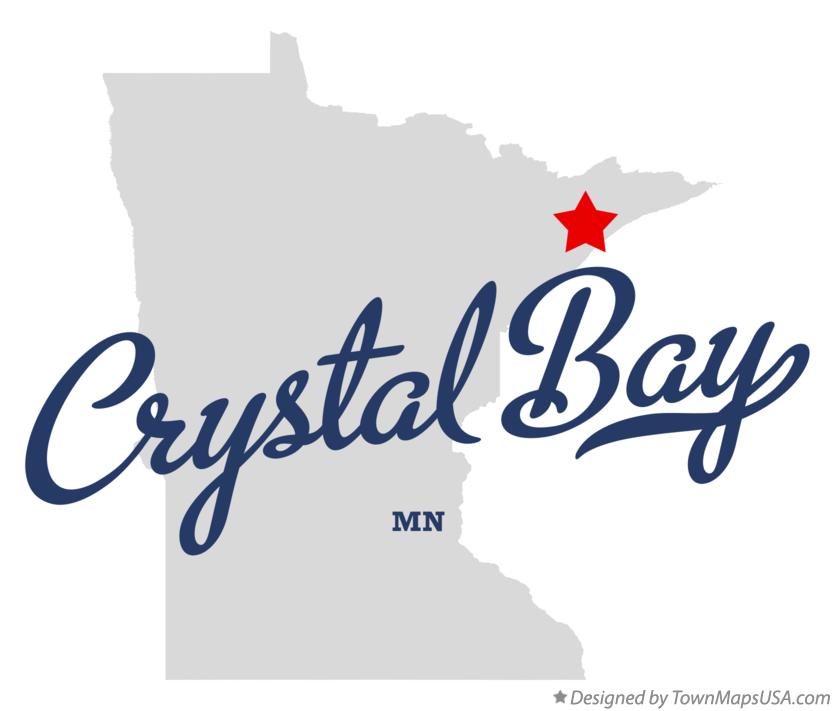 Map of Crystal Bay Minnesota MN
