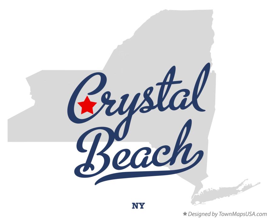 Map of Crystal Beach New York NY