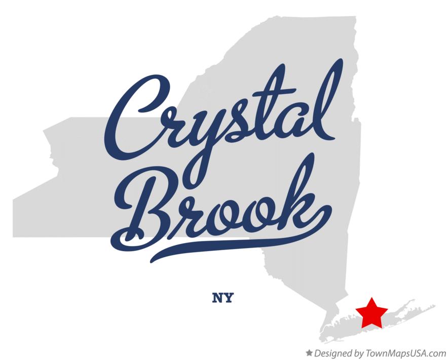 Map of Crystal Brook New York NY