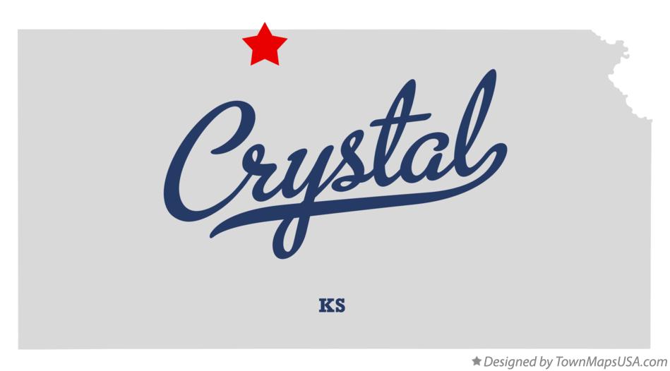 Map of Crystal Kansas KS
