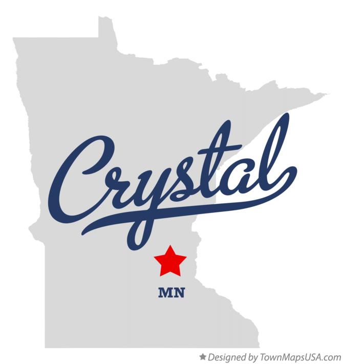 Map of Crystal Minnesota MN