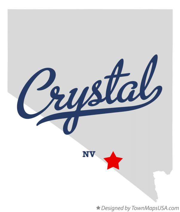 Map of Crystal Nevada NV