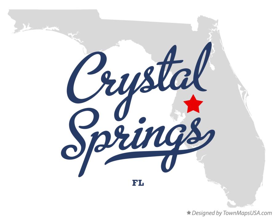 Map of Crystal Springs Florida FL