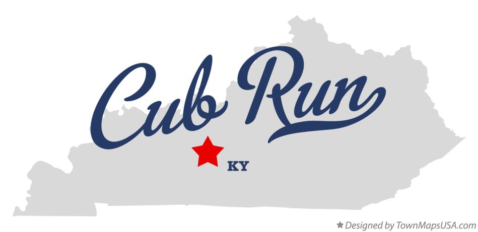 Map of Cub Run Kentucky KY