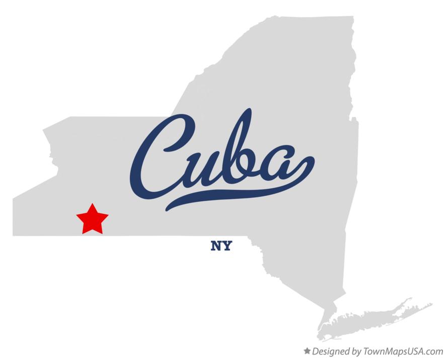 Map of Cuba New York NY