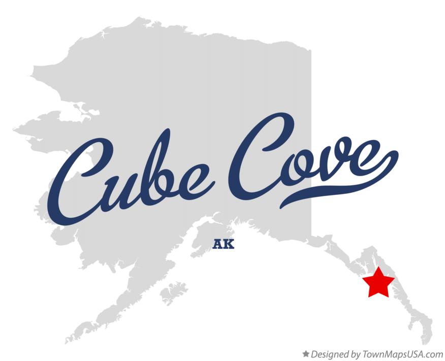 Map of Cube Cove Alaska AK