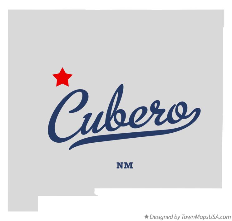 Map of Cubero New Mexico NM