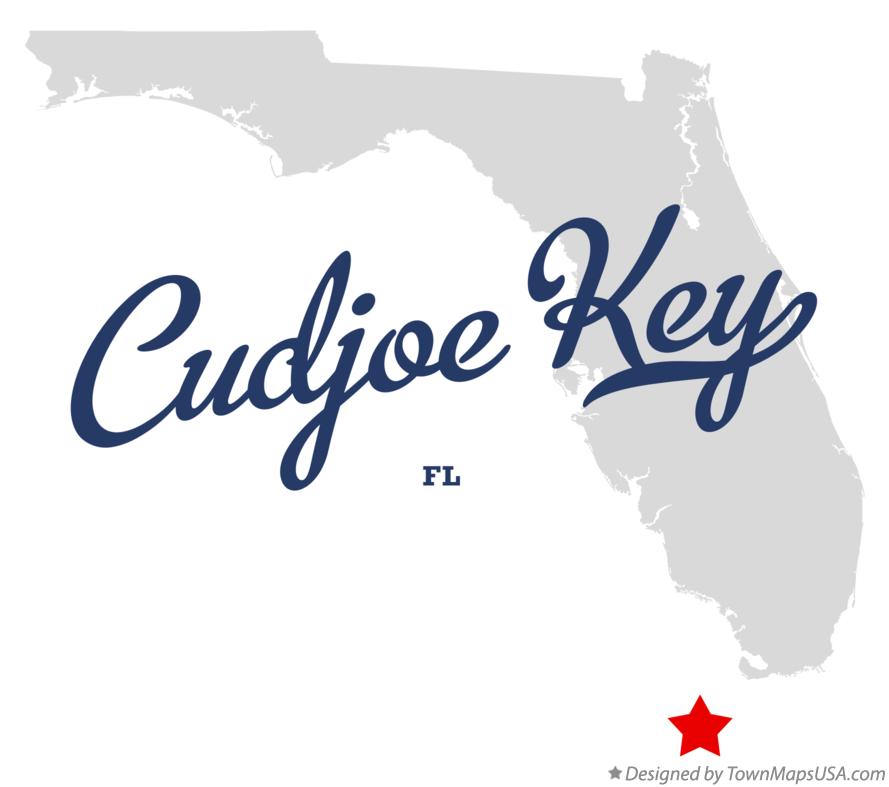 Map of Cudjoe Key Florida FL