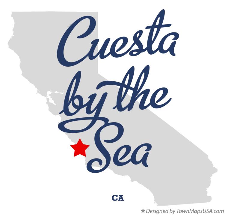 Map of Cuesta-by-the-Sea California CA
