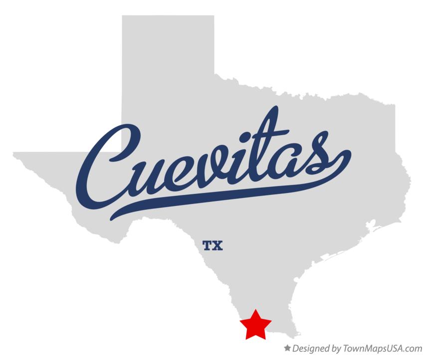 Map of Cuevitas Texas TX