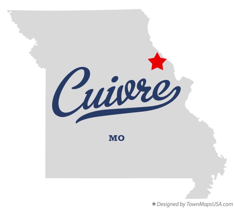 Map of Cuivre Missouri MO
