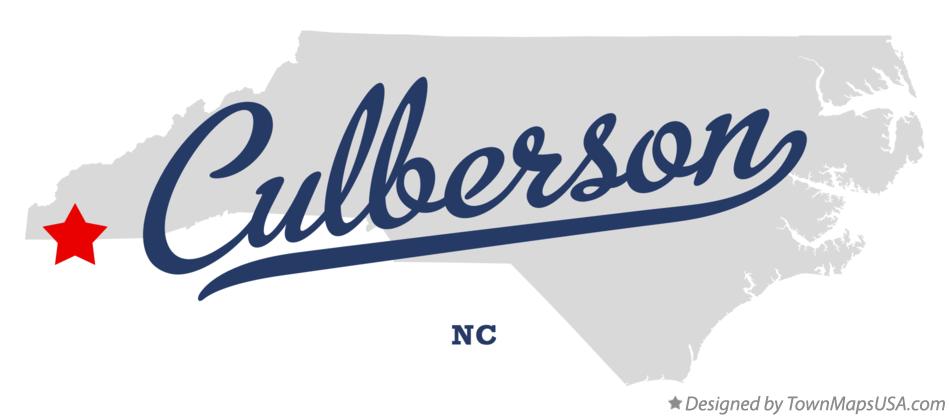 Map of Culberson North Carolina NC