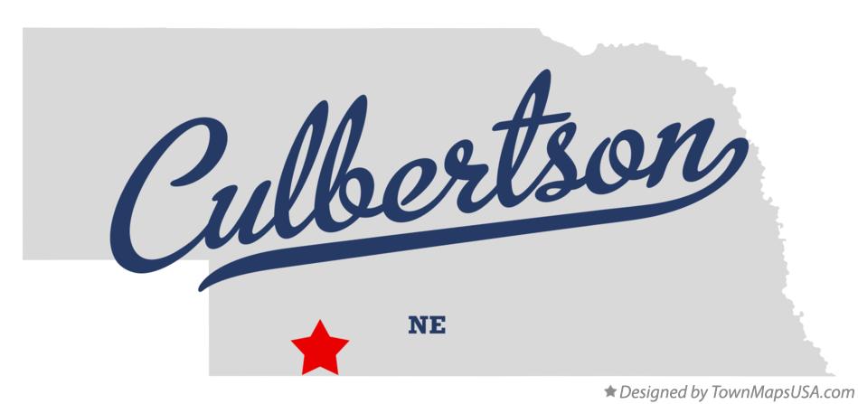 Map of Culbertson Nebraska NE