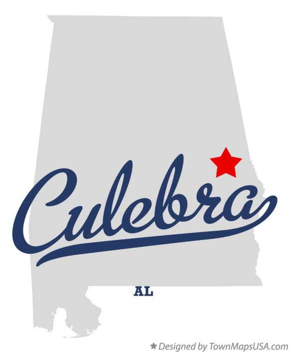 Map of Culebra Alabama AL