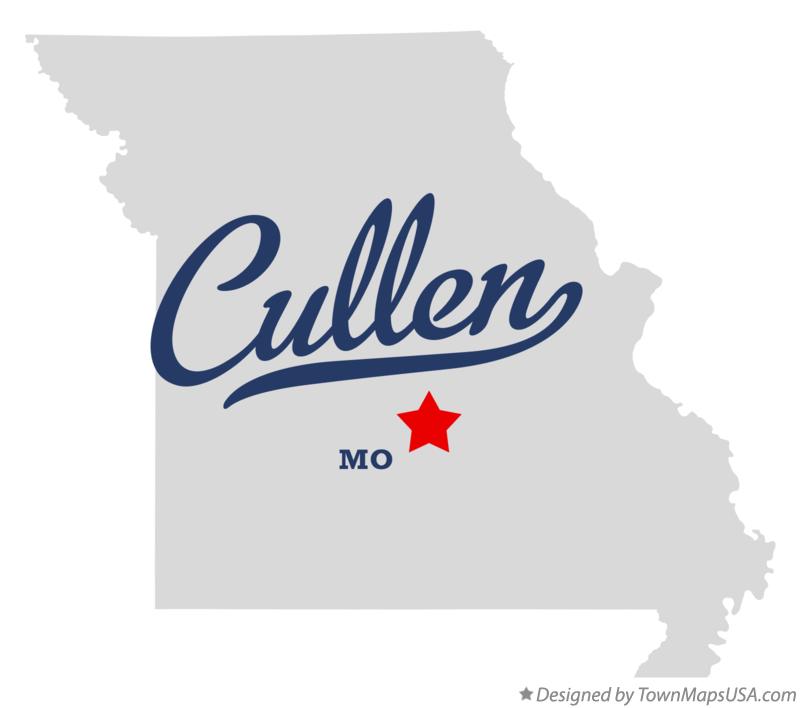 Map of Cullen Missouri MO
