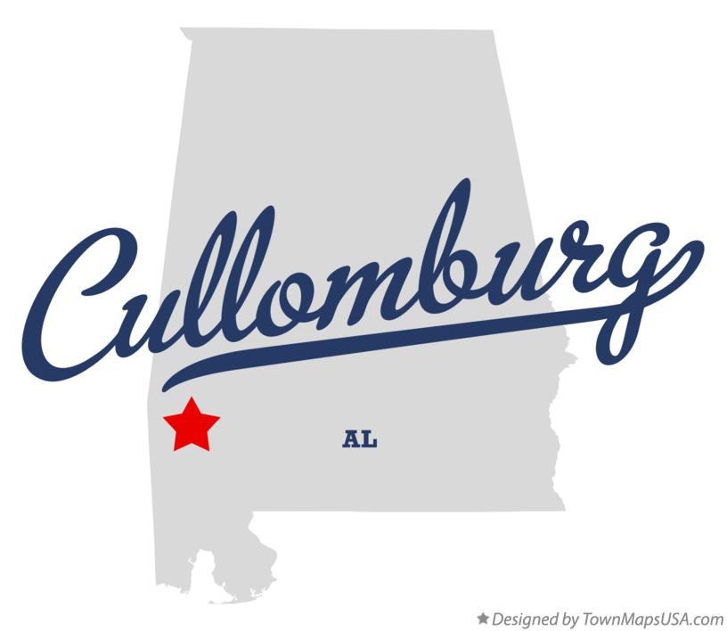 Map of Cullomburg Alabama AL